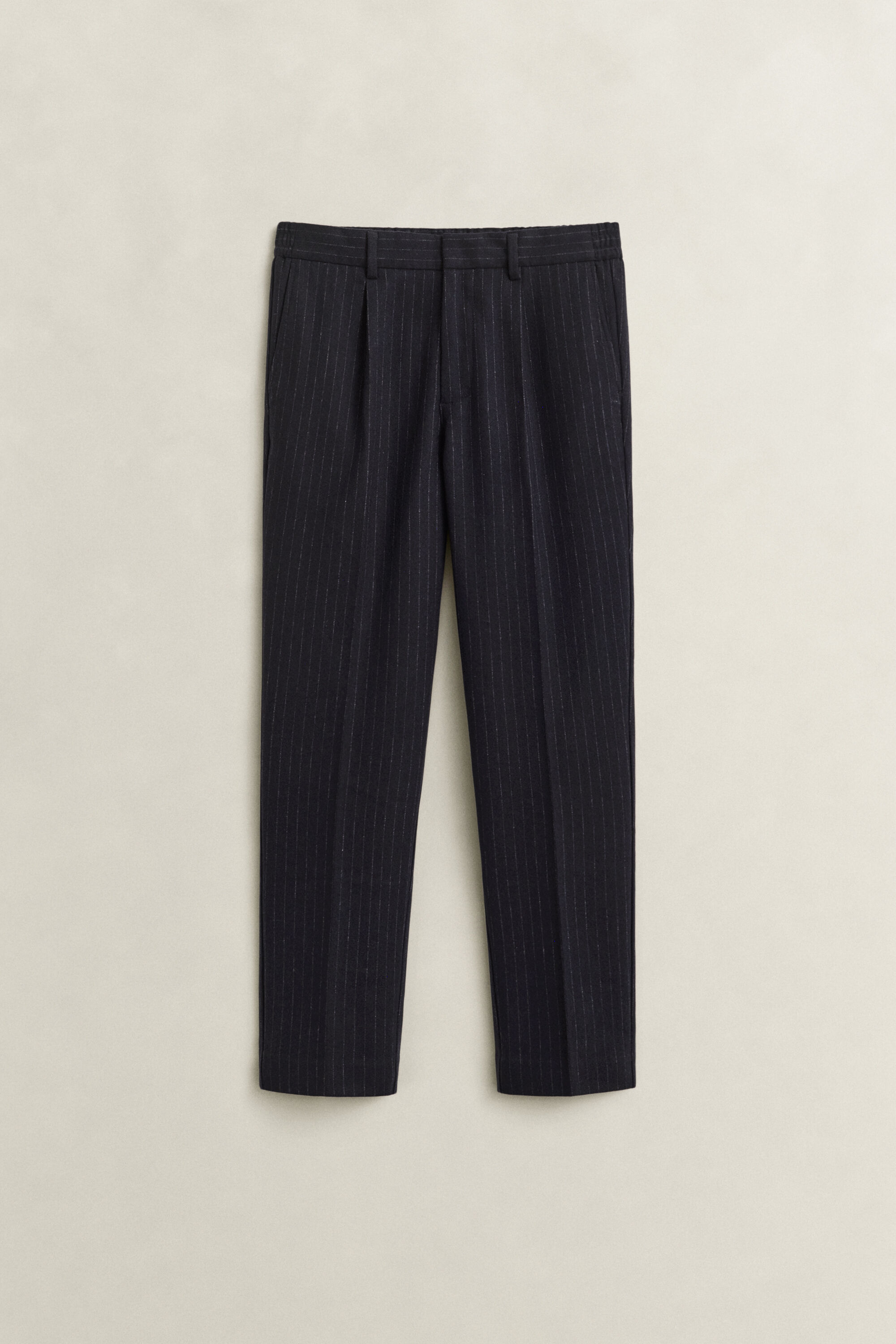 Slim Fit Wollflanellhose