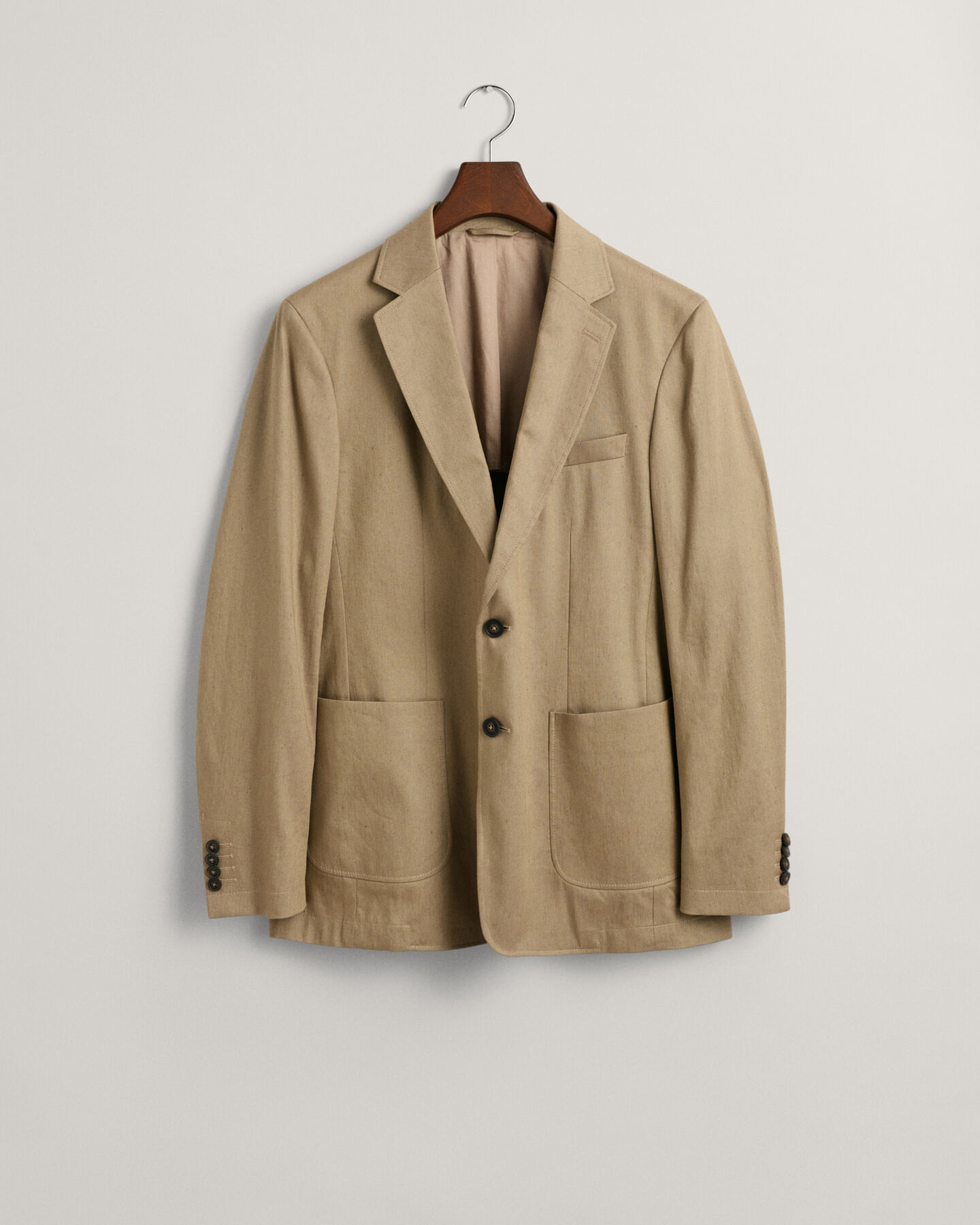 Baumwoll Leinen Anzugsakko