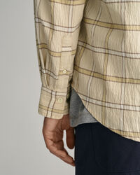 Strukturiertes Oversized Karohemd