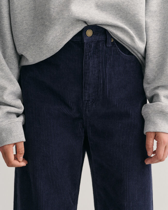 Teen Girls Cordhose mit weitem Bein