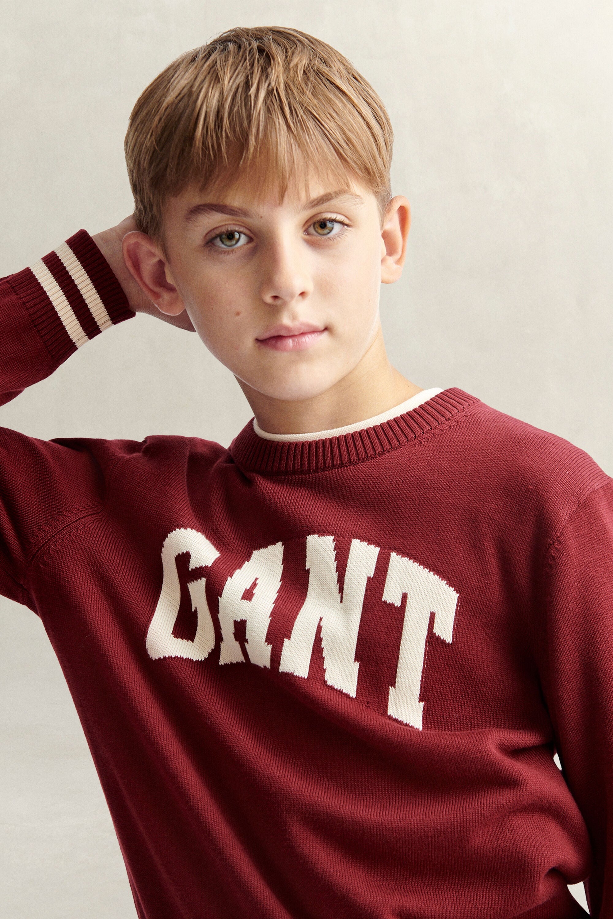 Teen Boys Pullover mit Intarsienstrickerei