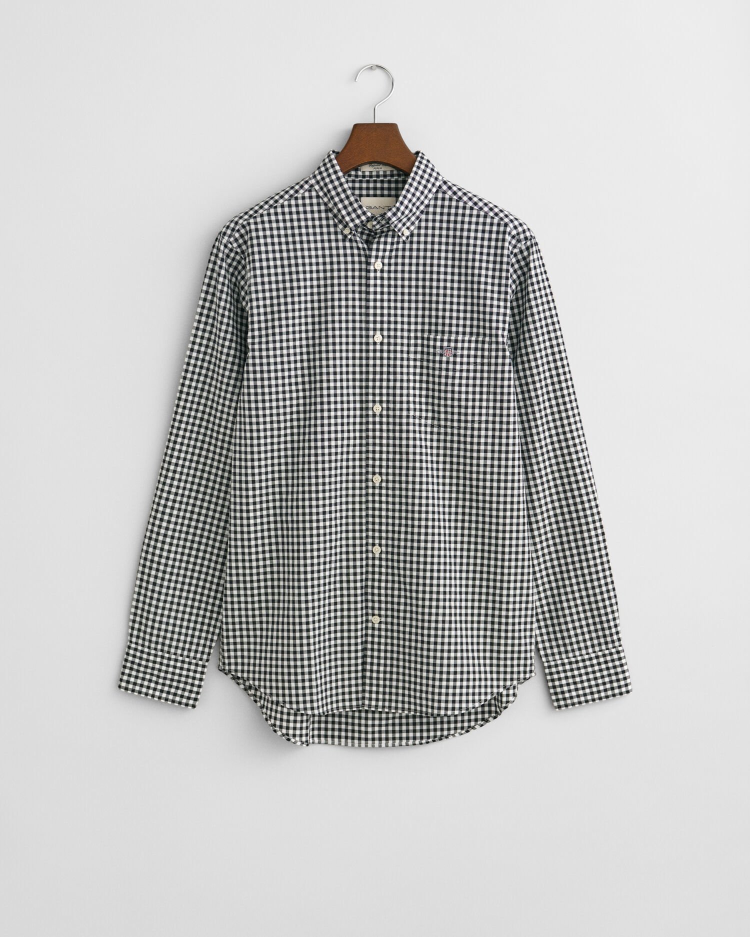 Regular Fit Classic Gingham Popeline Hemd