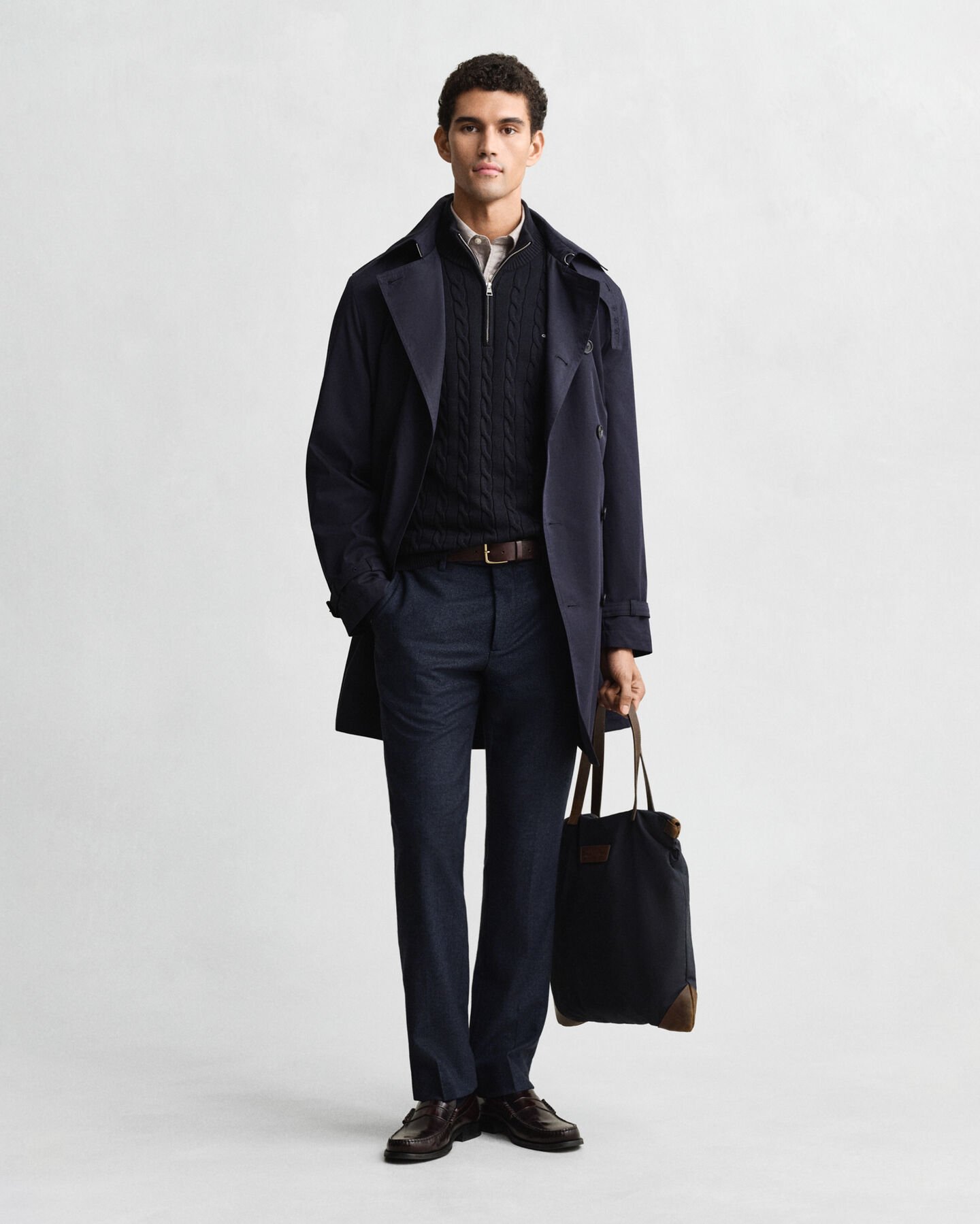 Zopfstrick Troyer aus Baumwolle