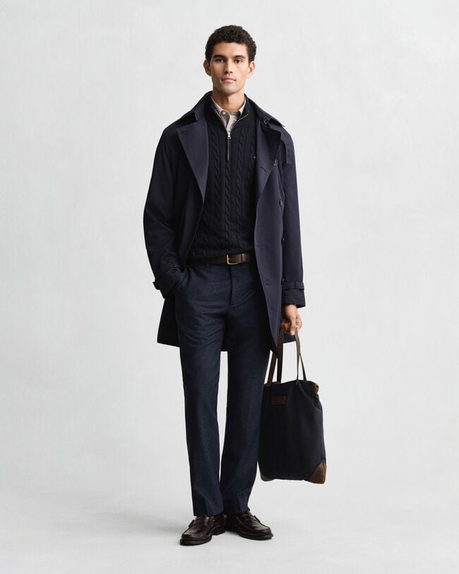 Zopfstrick Troyer aus Baumwolle