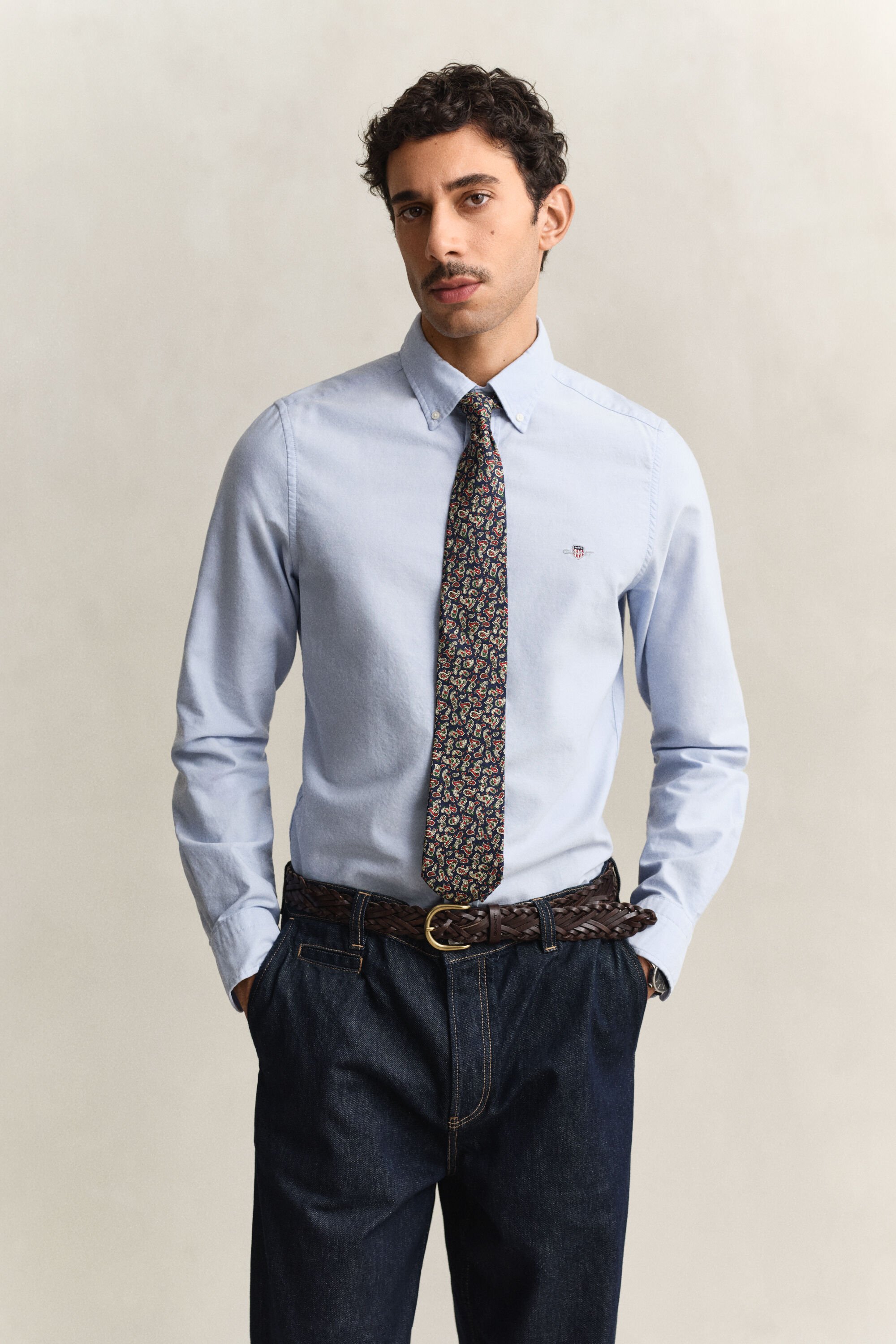 Slim Fit Classic Oxford-Hemd