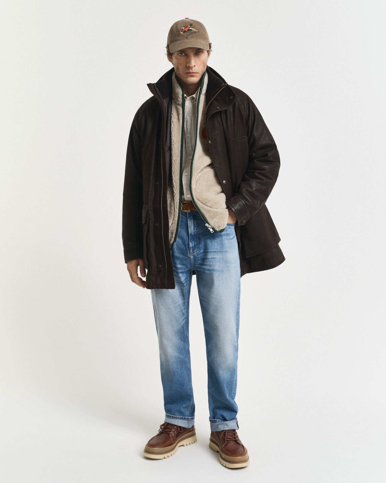 Fleecejacke aus Wollmix