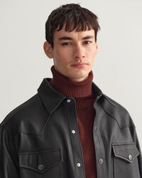 Relaxed Fit Rodeo Lederhemd