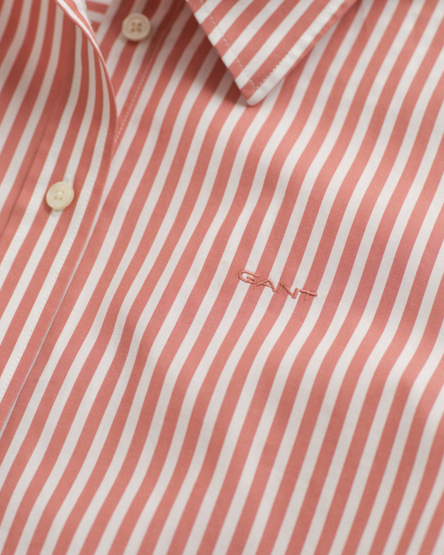 Regular Fit Classic Popeline Hemd mit Streifen