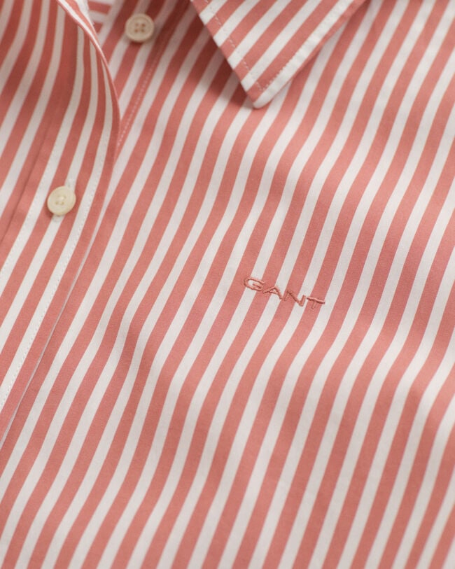 Regular Fit Classic Popeline Hemd mit Streifen