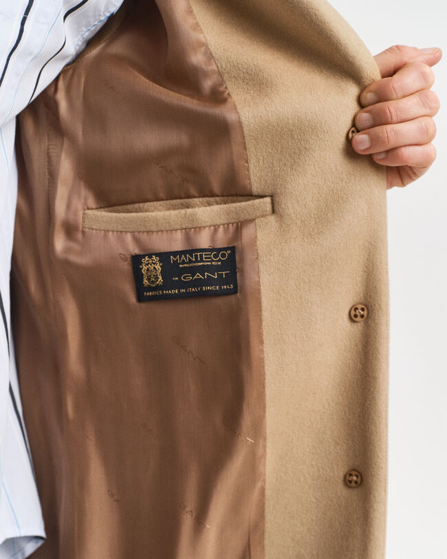 Taillierter Classic Mantel aus Wollmischung