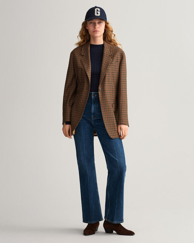 Gerippter Strickpullover