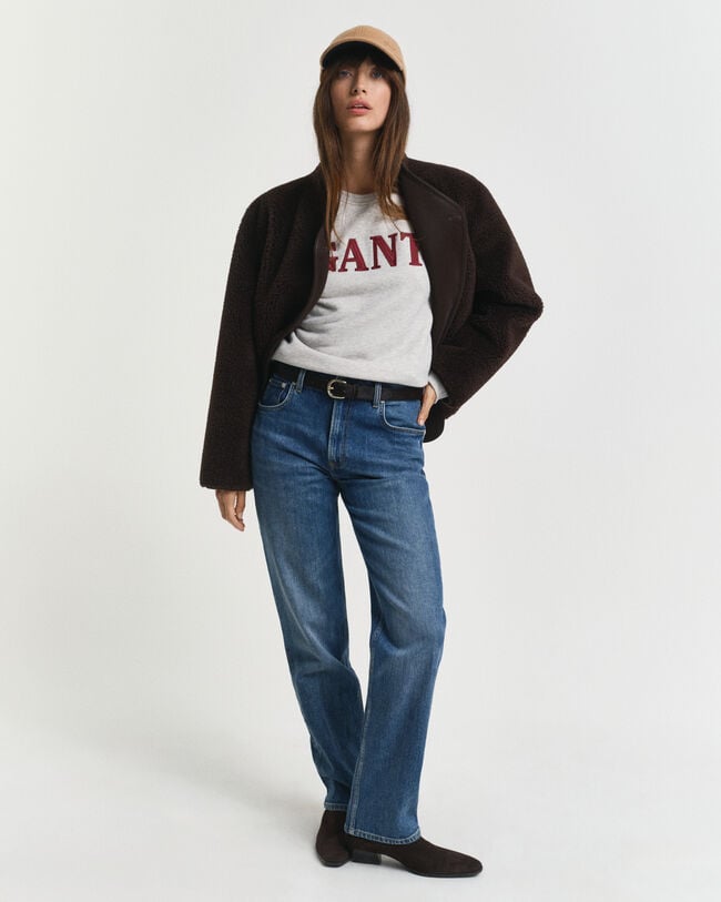 Graphic Rundhals-Sweatshirt