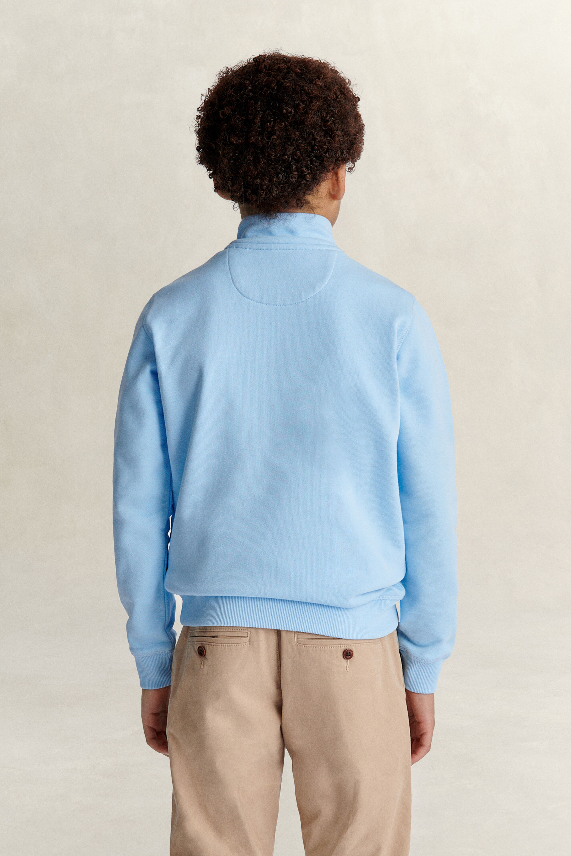 Teen Boys Sweatshirt mit Reißverschlusskragen