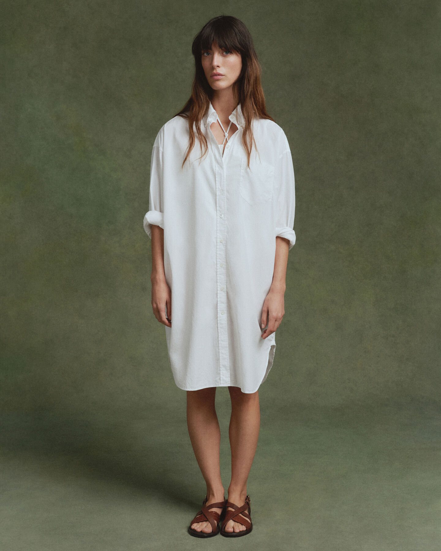 Oversized Hemdblusenkleid