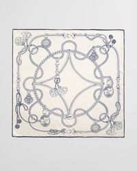 Sailing Print Seidentuch