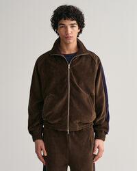 Velours Trainingsjacke