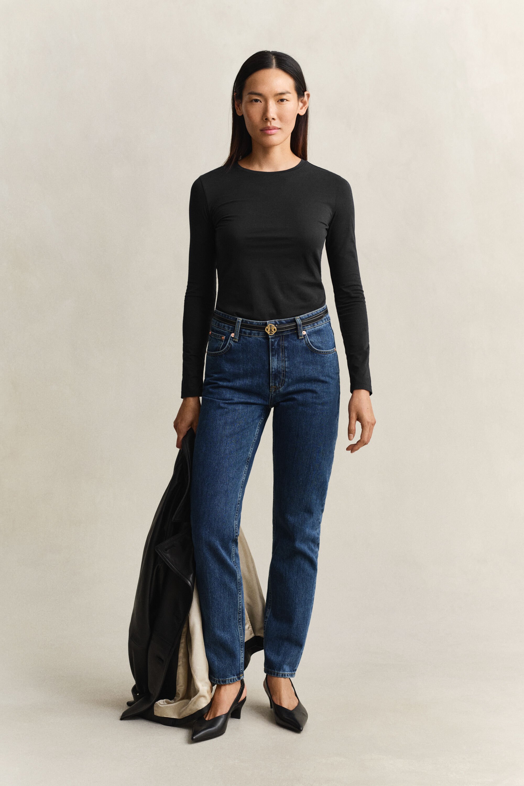 Langarm-Shirt aus Baumwolle