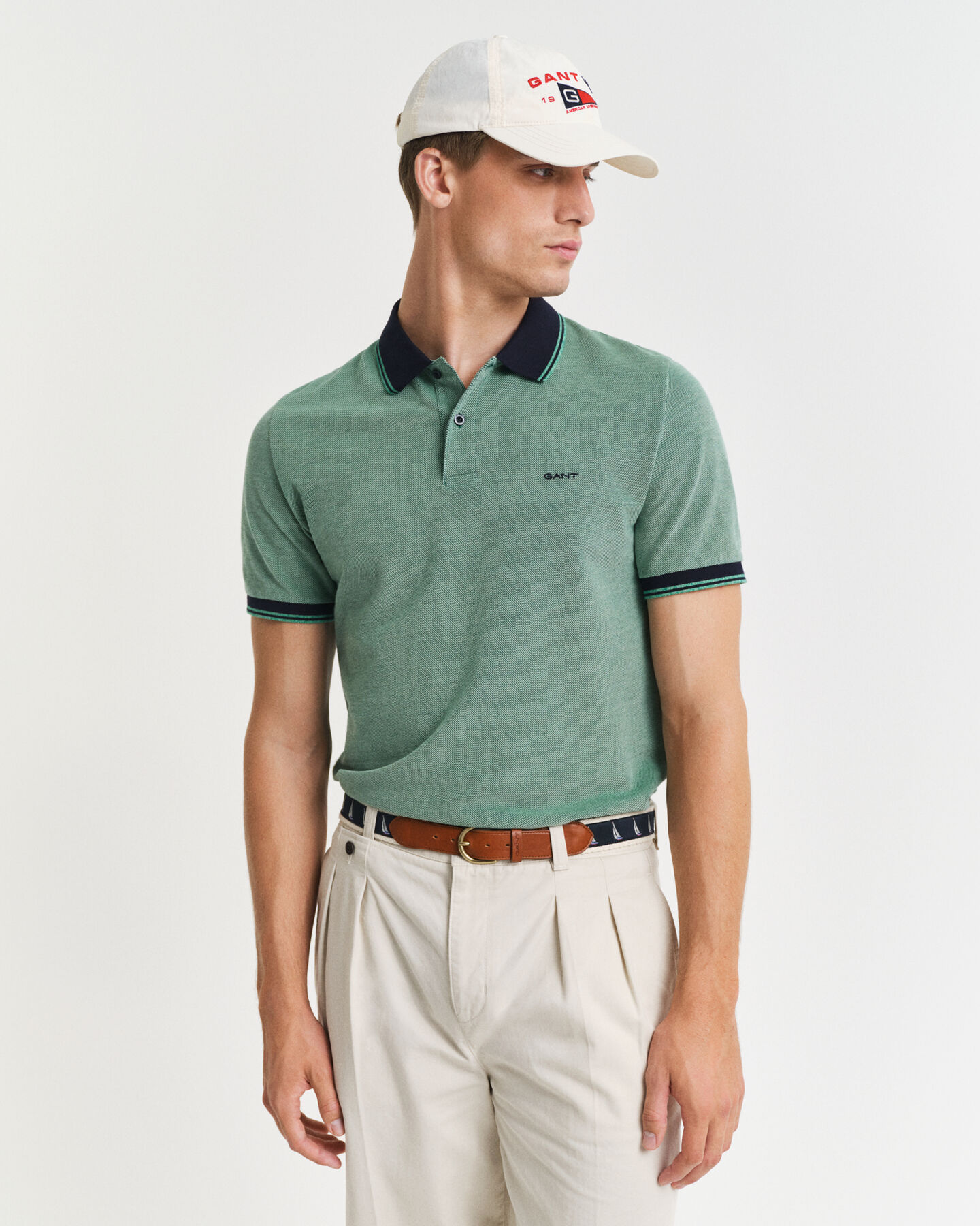Oxford Piqué Poloshirt in 4 Farben