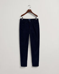 Farla Slim Fit Verk&uuml;rzte Cord-Jeans