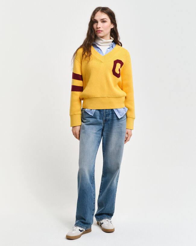 GANT Varsity V-Neck Pullover