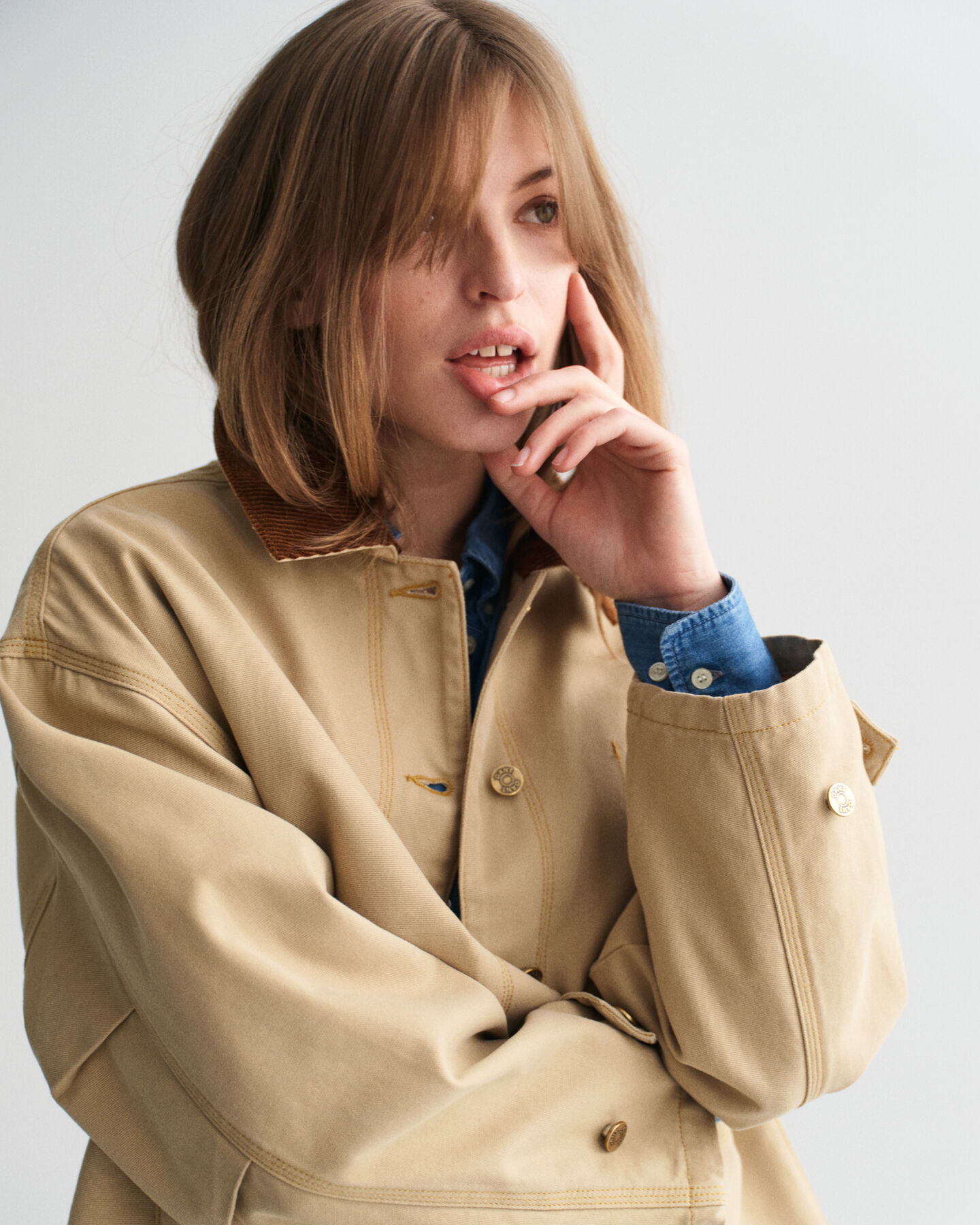 Gewaschene Workwear Jacke