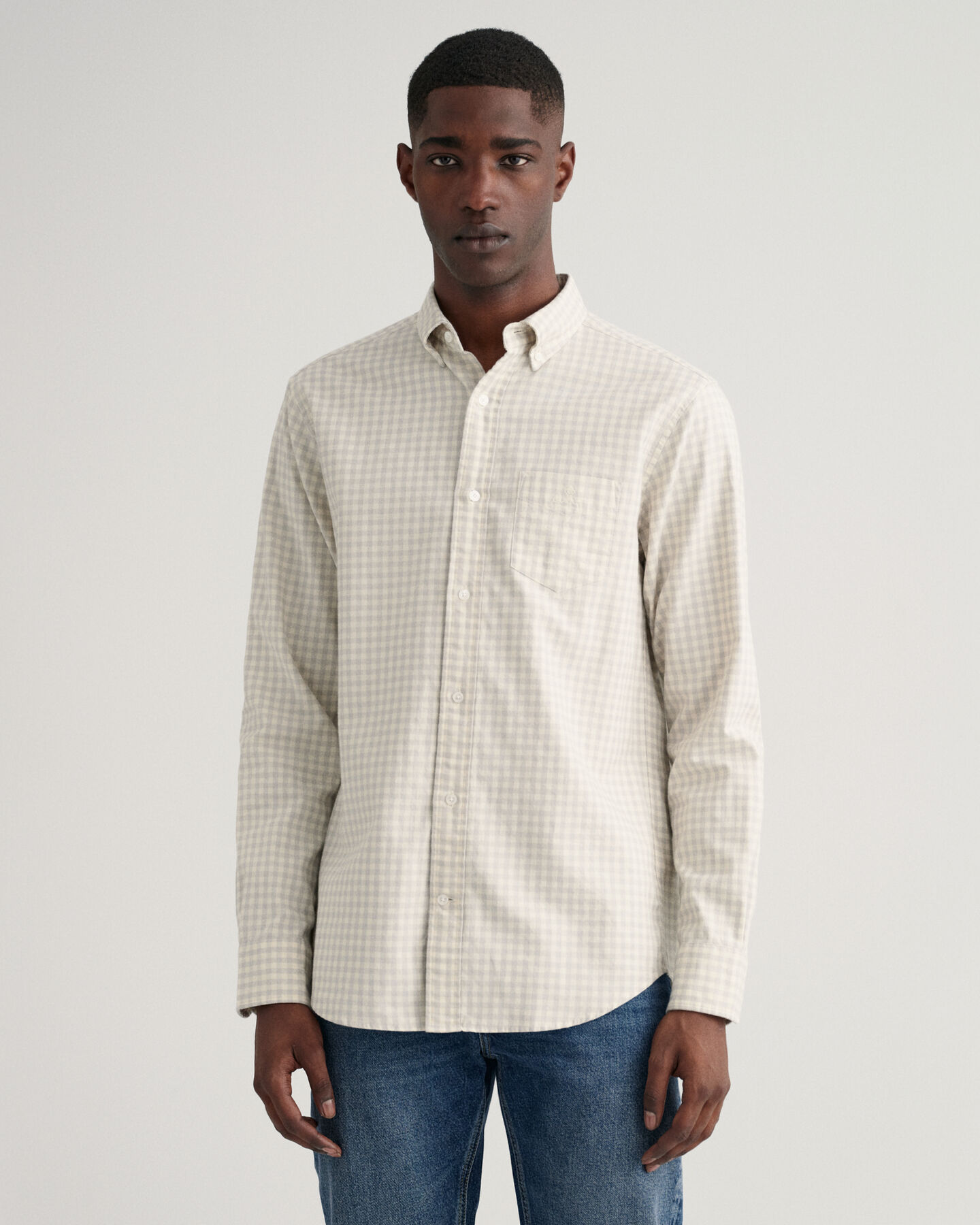 Regular Fit Jasp&eacute; Gingham Hemd