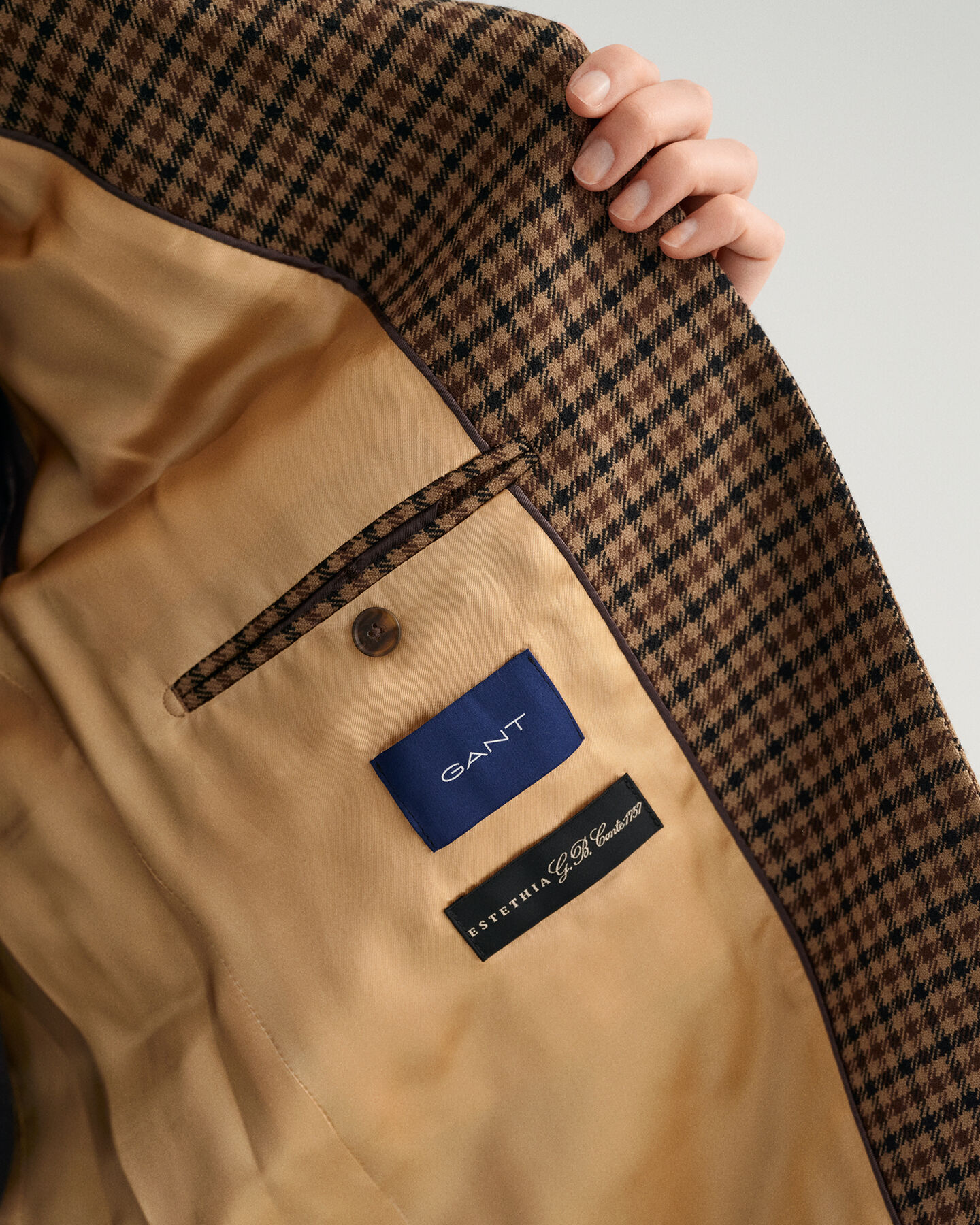 Oversized Blazer mit Karomuster