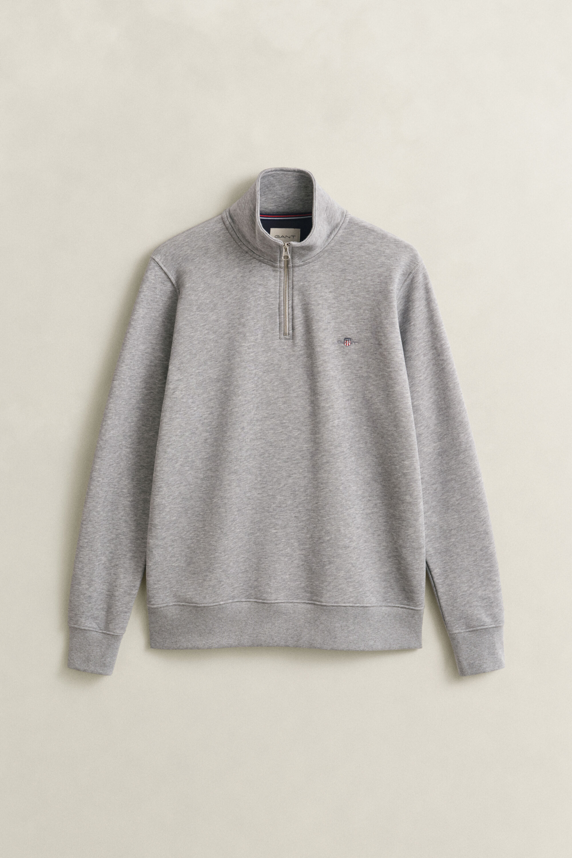 Shield Sweatshirt mit halblangem Reißverschluss