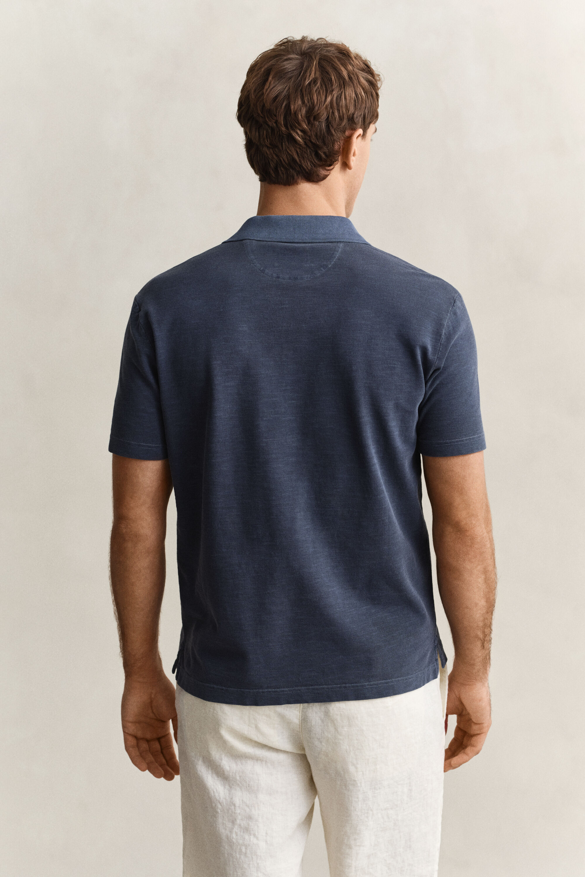 Gewaschenes Poloshirt