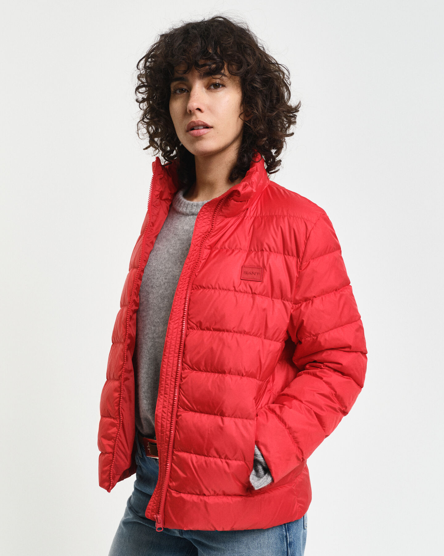 Leichte Logo Daunenjacke