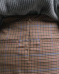 Karierter Bleistiftrock