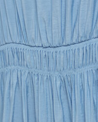 Flounce Kleid mit Puff&auml;rmeln