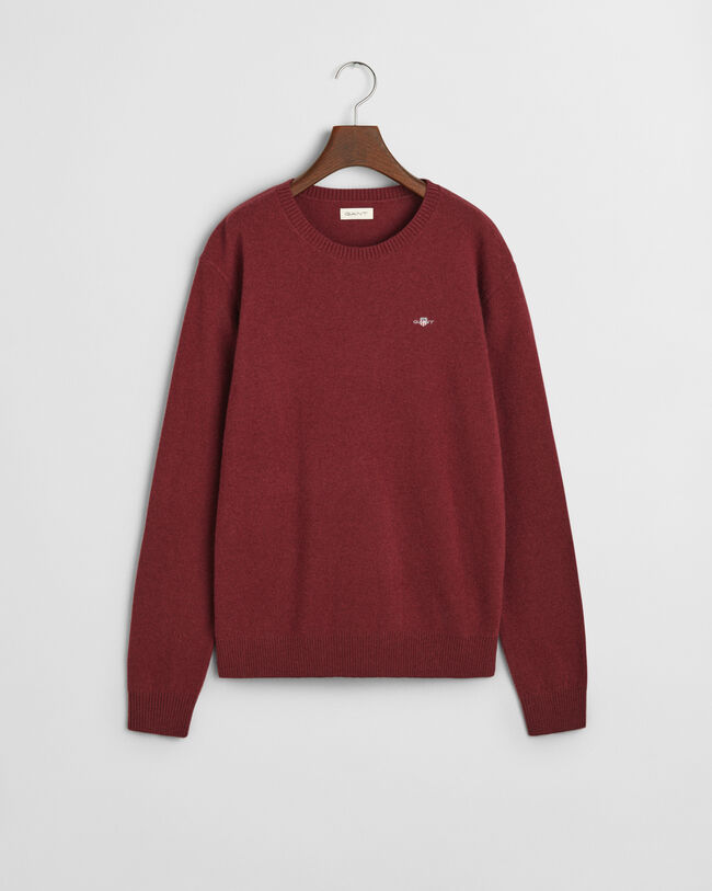 Teens Shield Lambswool Rundhalspullover