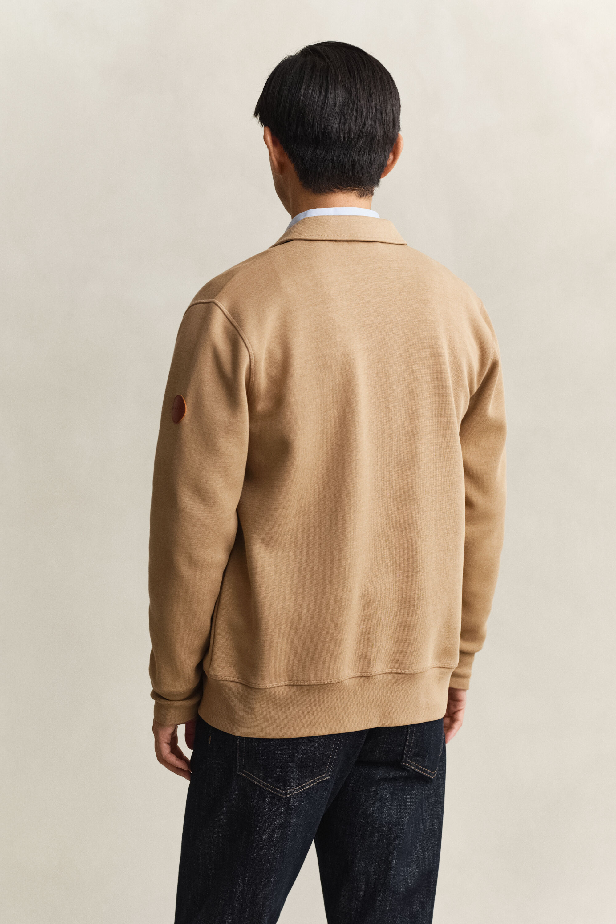 Sweatjacke mit Reißverschluss aus Romanit