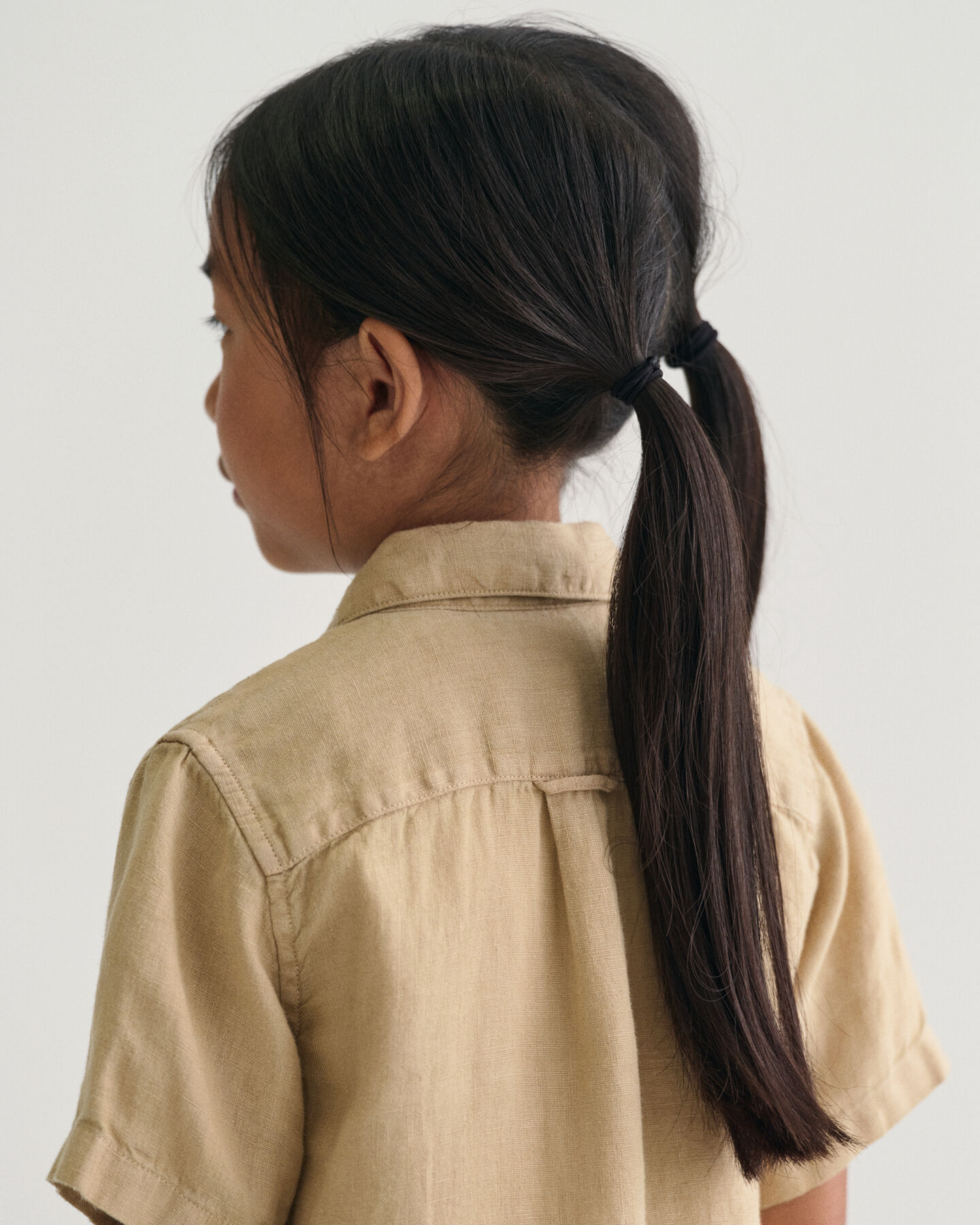 Kids Leinen Kurzarmhemd