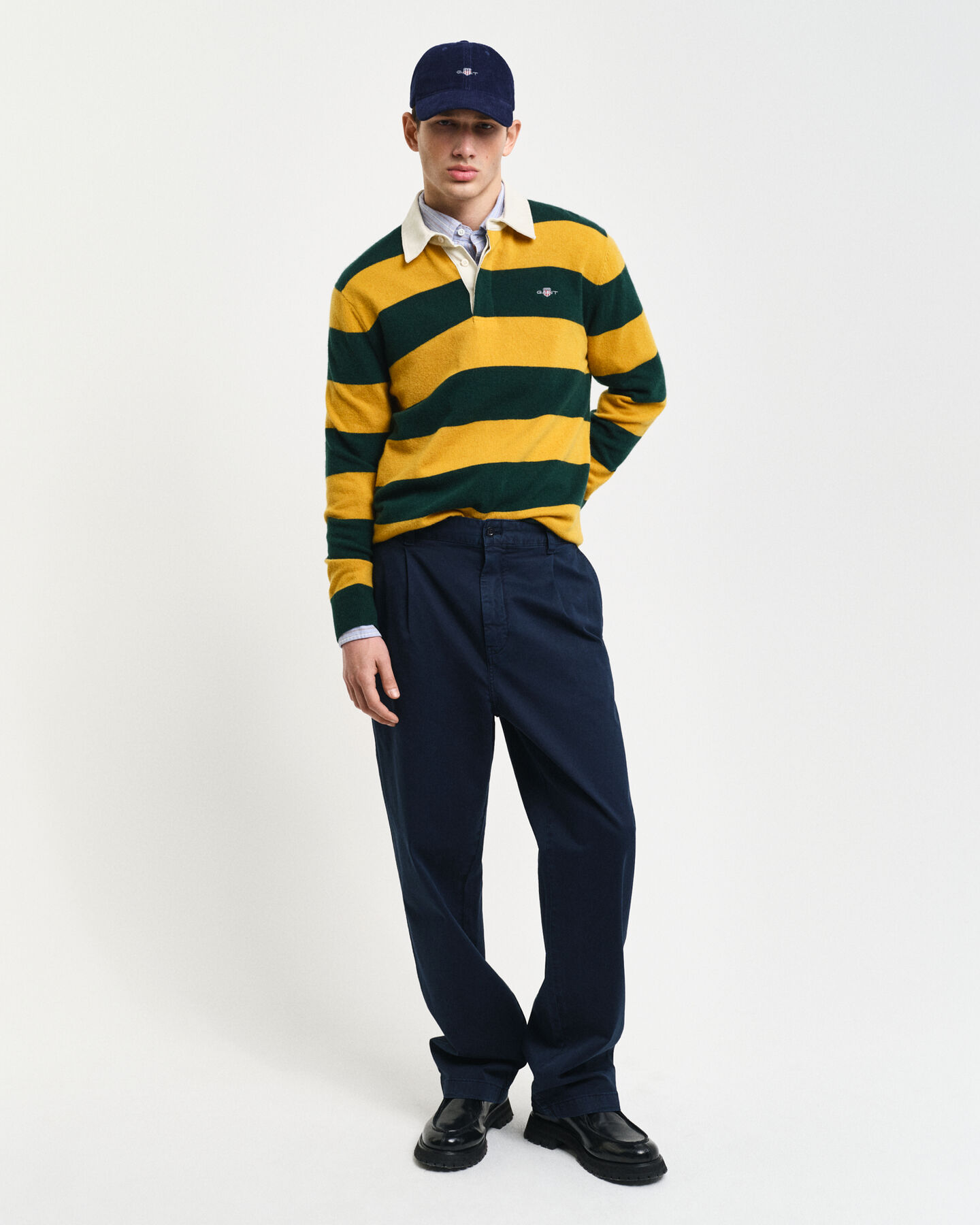 Relaxed Fit Chinohose aus Baumwolltwill