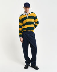 Relaxed Fit Chinohose aus Baumwolltwill