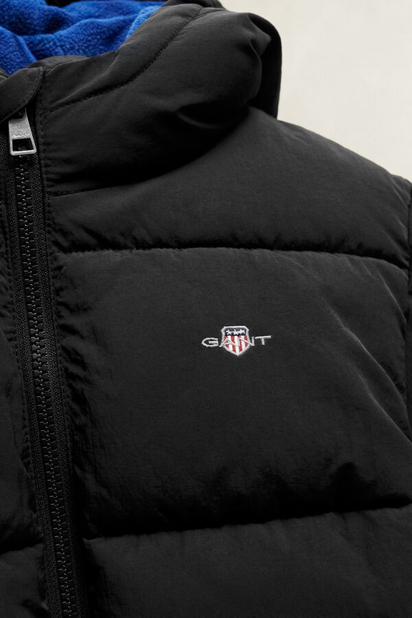 Teen Boys Baffle Jacket — BLACK