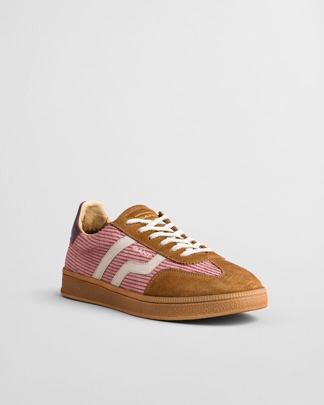 Cuzima Sneaker aus Veloursleder und Cord