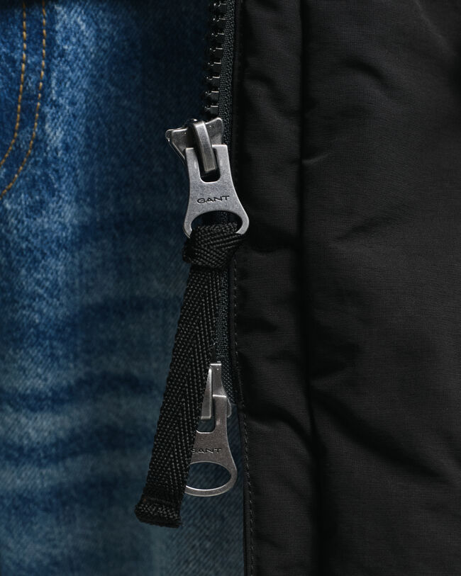 Heavy Mittellange Daunenjacke