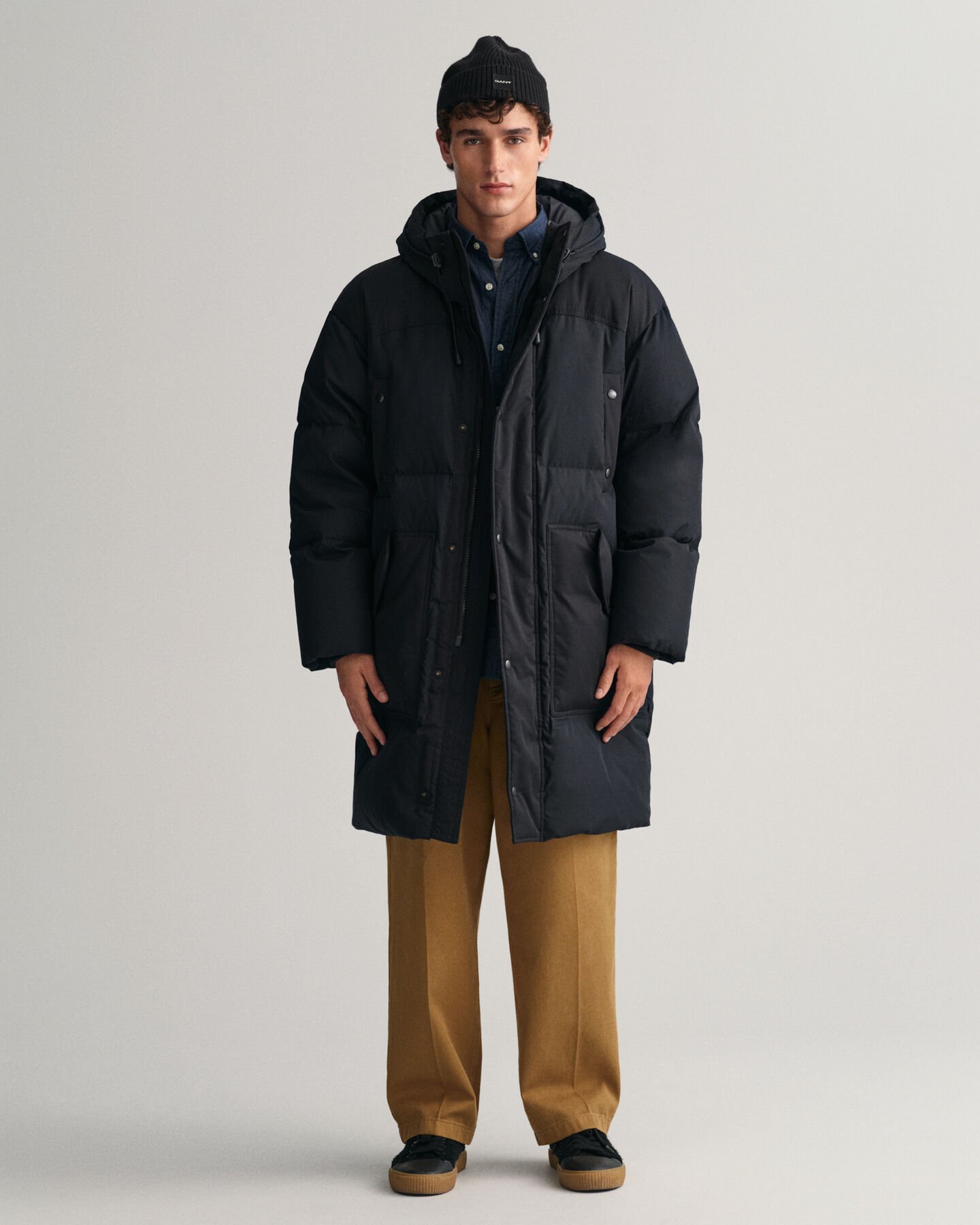 Long Puffer Daunenjacke