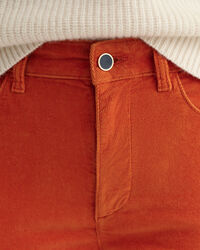 Farla Slim Fit Verk&uuml;rzte Cord-Jeans