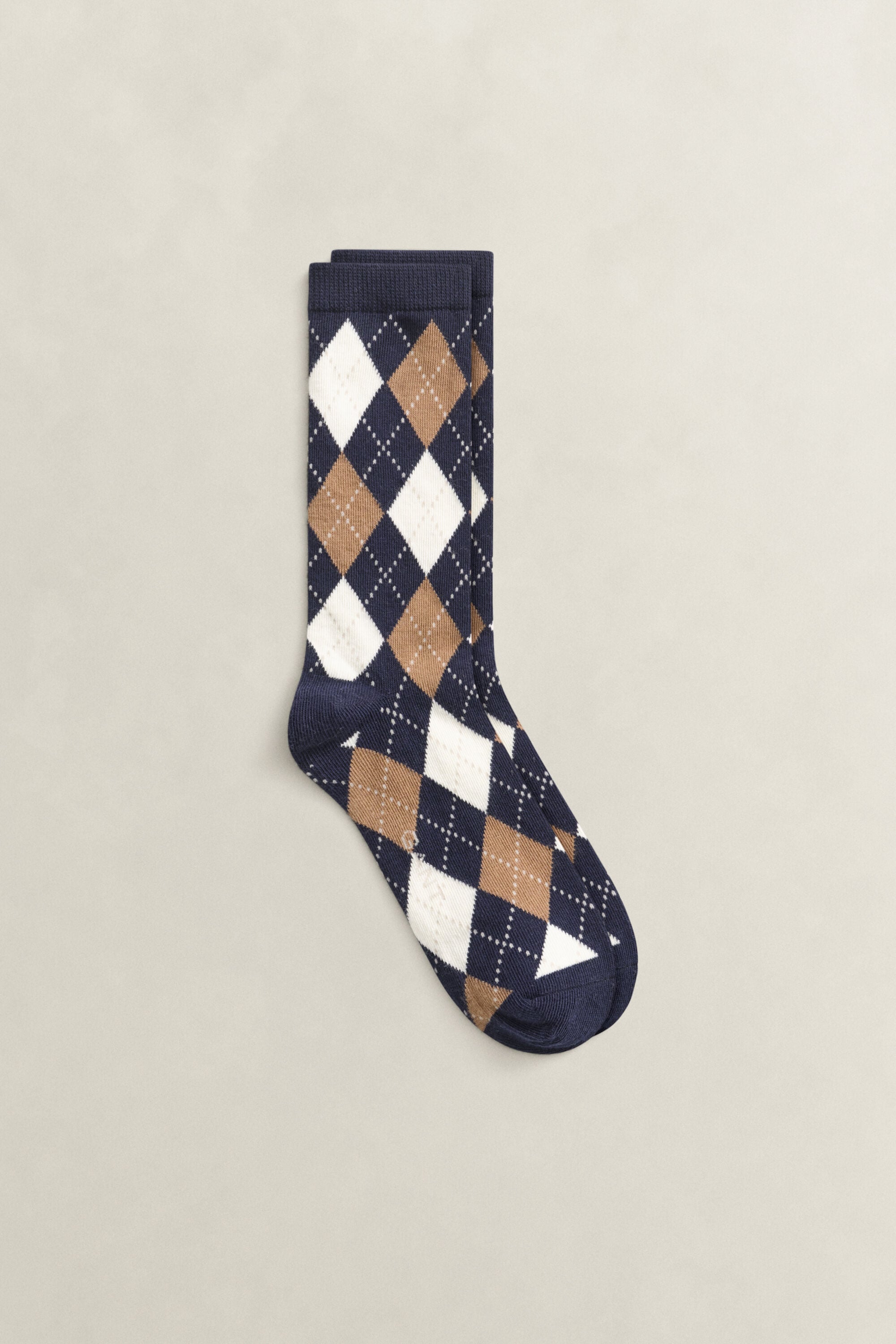 Argyle Socken mit Karomuster