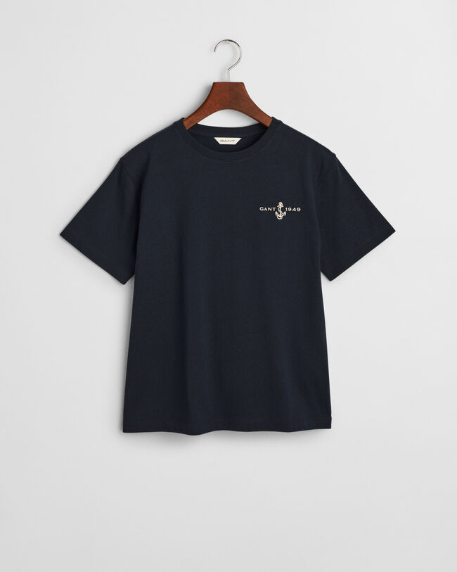 Anchor T-Shirt mit Stickerei