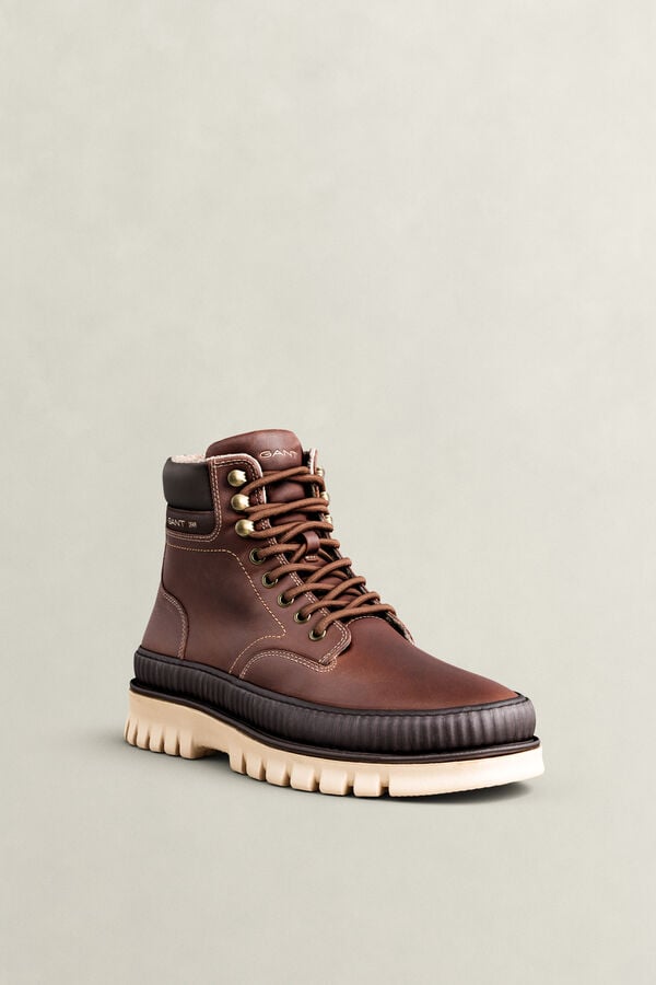 Nebrada Lederstiefel — COGNAC BROWN
