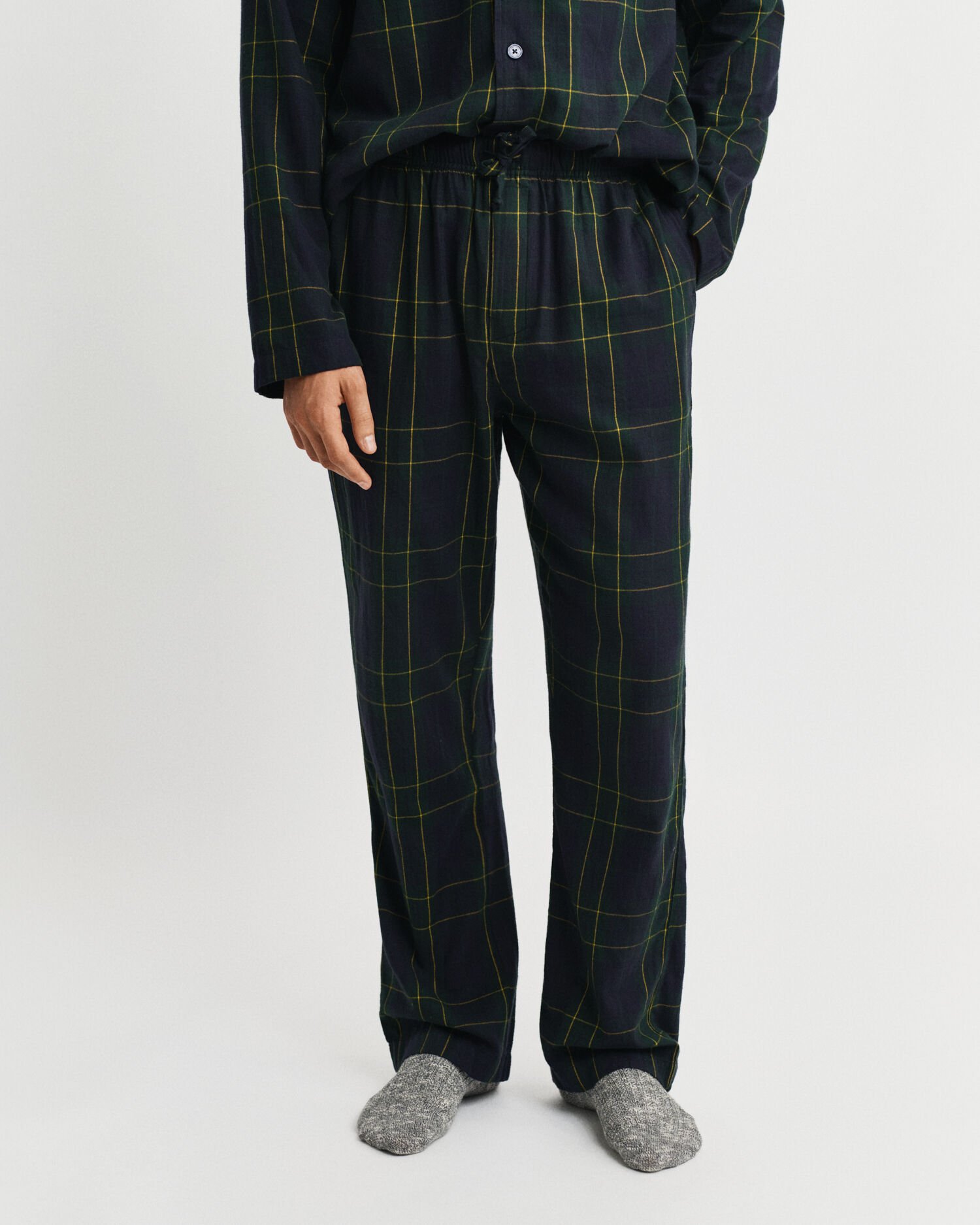 Flanell-Pyjama mit Karomuster in Geschenkbox