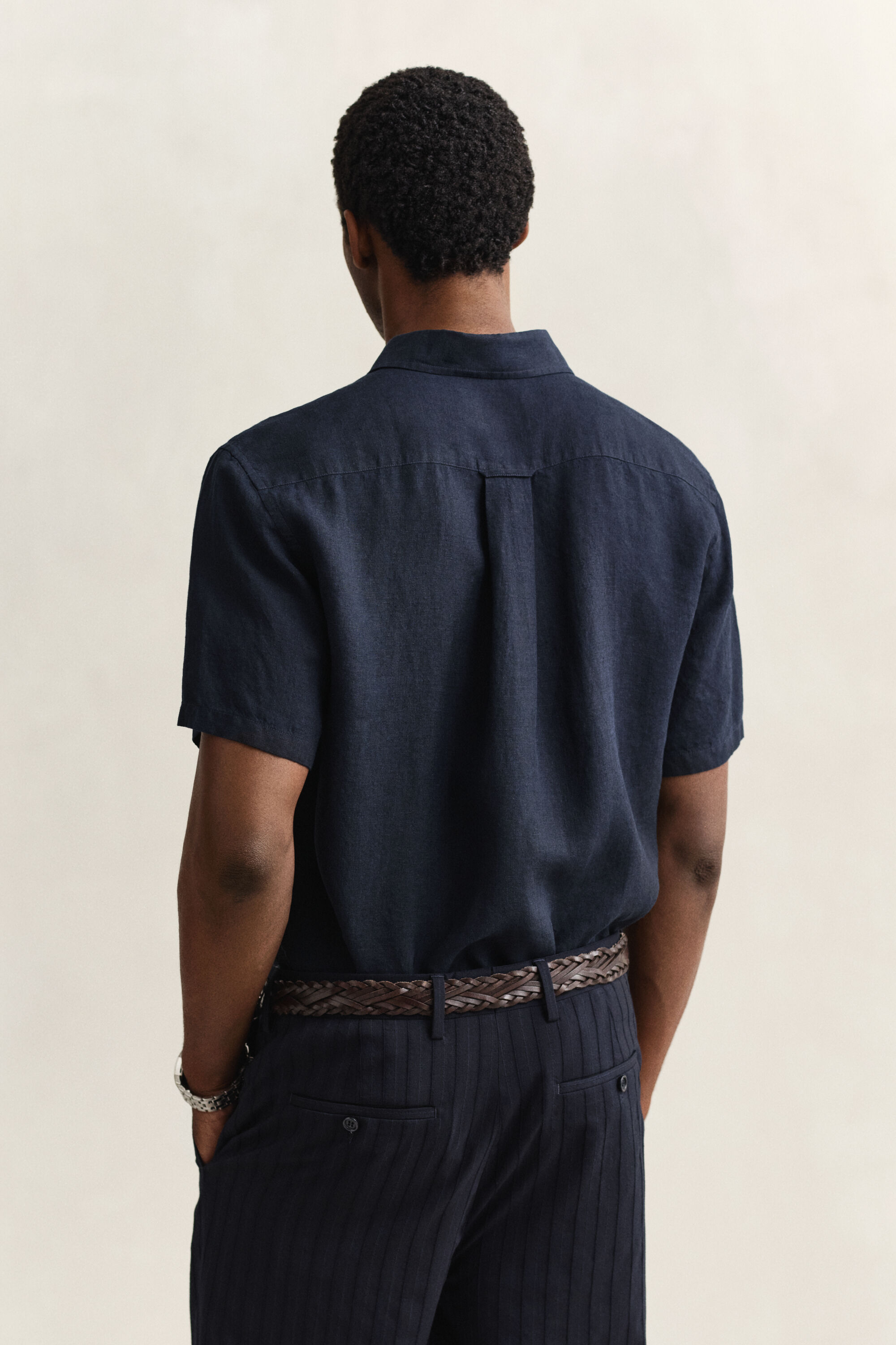 Kurzarmhemd aus Leinen