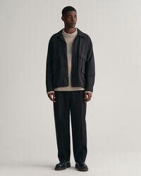 Twill-Chinohose mit Bügelfalten