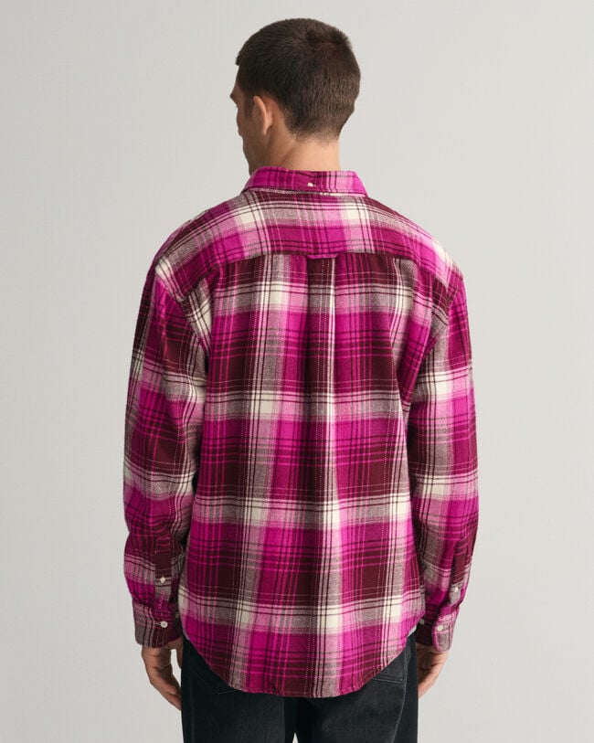 Relaxed Fit Karohemd aus schwerem Flanell