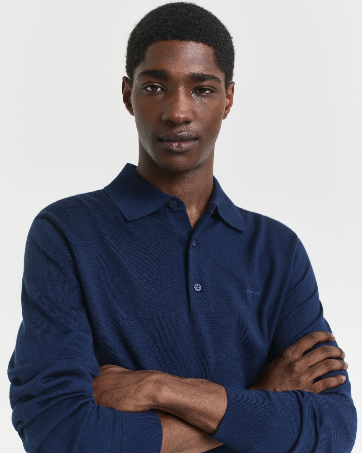 Polopullover aus extrafeiner Merinowolle